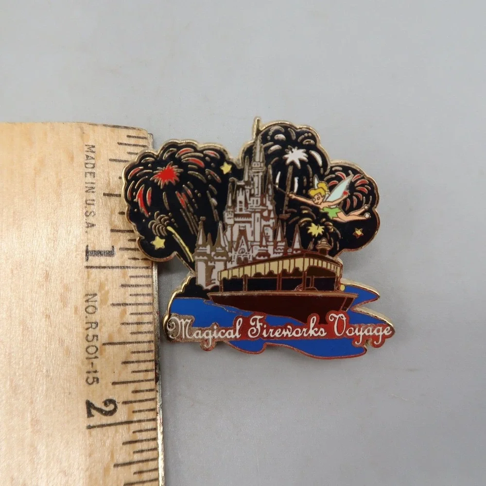 Disney Pixar Cars Luigi Tire Rotation & Magic Kingdom Castle  Trading Pins lot